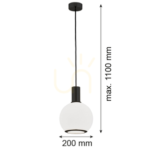 Závěsné svítidlo Argon Sagunto Plus bílé 8564 2 Závěsné svítidlo Argon Sagunto Plus bílé 8564 small 2