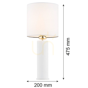 Stolní lampa Argon Almada bílá E27 IP20 4231 small 1