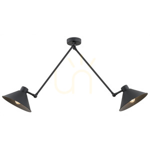 Závěsné svítidlo ARGON ALTEA 862 černé strukturované 2×E27 133 cm small 0