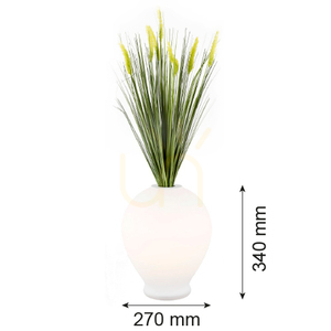 Stolní lampa Argon Amarylis bílá sklo E27 15W IP20 4095 small 3