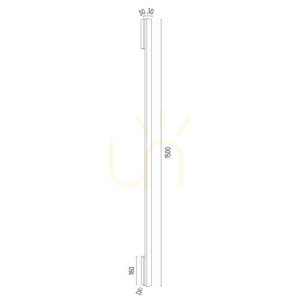 Nástěnné svítidlo Argon ASSE černé LED 8054 IP20 small 3
