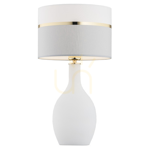 Kontrola Stolní lampa ARGON BEJA 4359 bílá mosazná E27 IP20
