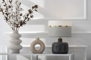 Stolní lampa Argon BEJA bílá, mosazná, E27, IP20, 4362 small 2