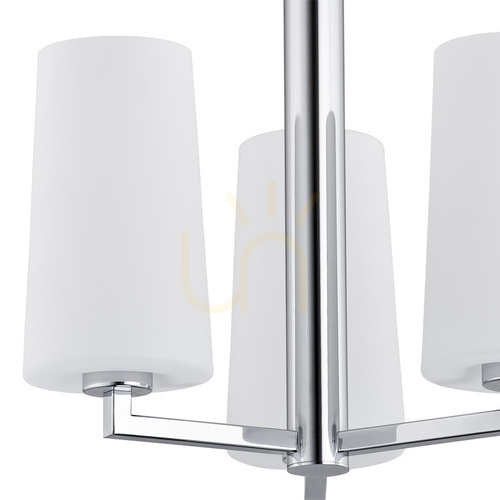 Kontrola Lustr ARGON CAMELOT chromovaný opál mat 3xE27 46 cm 1224