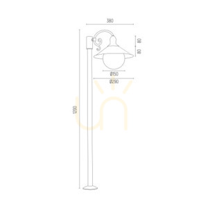 Venkovní stojací lampa ARGON ERBA BIS bílá IP44 3295 3 Venkovní stojací lampa ARGON ERBA BIS bílá IP44 3295 small 3