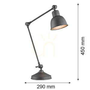 Stolní lampa Argon Eufrat antracit E27 IP20 SKU 3195 small 1