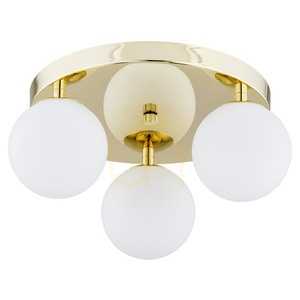 Plafon ARGON FLAVIO 1413 bílý mosazný IP44 3xE14 small 0