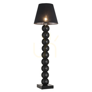 Stojací lampa ARGON Fudżi černá sklo chrom E27 IP20 3659 small 0