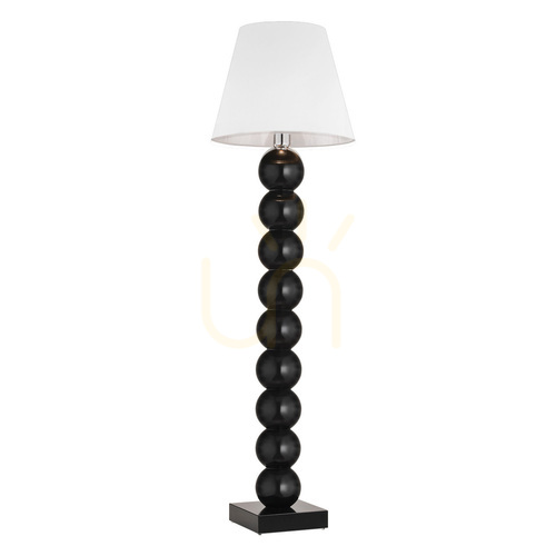 Kontrola Stojací lampa ARGON Fudżi bílá černá sklo E27 IP20 4059