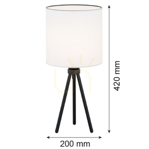 Stolní lampa Argon HILARY bílá 4083 E27 IP20 1 Stolní lampa Argon HILARY bílá 4083 E27 IP20 small 1