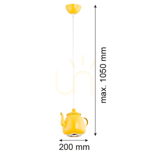 Závěsné svítidlo ARGON JAMAJKA žluté GU10 IP20 3651 small 1