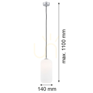 Závěsné svítidlo ARGON KALIMERA 4038 bílé chrom IP20 1 Závěsné svítidlo ARGON KALIMERA 4038 bílé chrom IP20 small 1