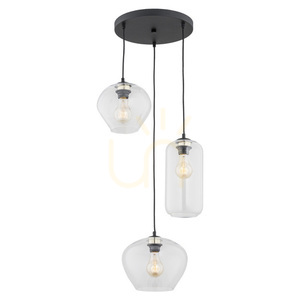 Závěsná lampa ARGON KALIMERA černá sklo E27 3x15W IP20 1431 small 0
