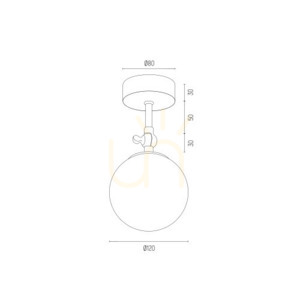 Nástěnné svítidlo ARGON LATINA bílé IP44 4003 small 2