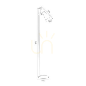 Stojací lampa Argon LUKKA bílá E27 IP20 3891 small 2