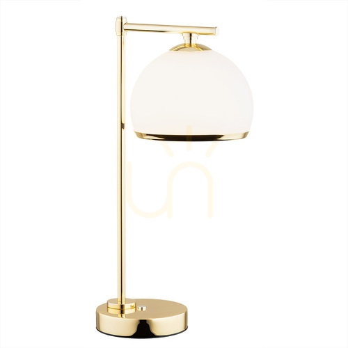 Kontrola Stolní lampa Argon Marbella Plus bílá opálové sklo mosaz E27 8120