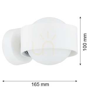 Nástěnné svítidlo ARGON MASSIMO PLUS 8057 bílé IP44 G9 small 1