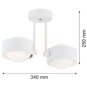 Závěsné svítidlo ARGON MASSIMO PLUS bílé IP44 7088 1 Závěsné svítidlo ARGON MASSIMO PLUS bílé IP44 7088 small 1