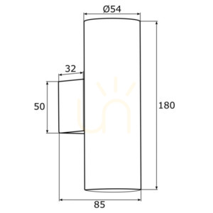 Nástěnné svítidlo ARGON MITOS 912 chrom GU10 IP20 small 2