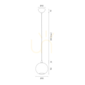 Závěsné svítidlo Argon Portoryko 3678 světle hnědé s chromem E14 small 2