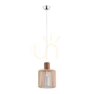 Závěsné svítidlo ARGON PORTORYKO chrom/dřevo E27 3667 small 0