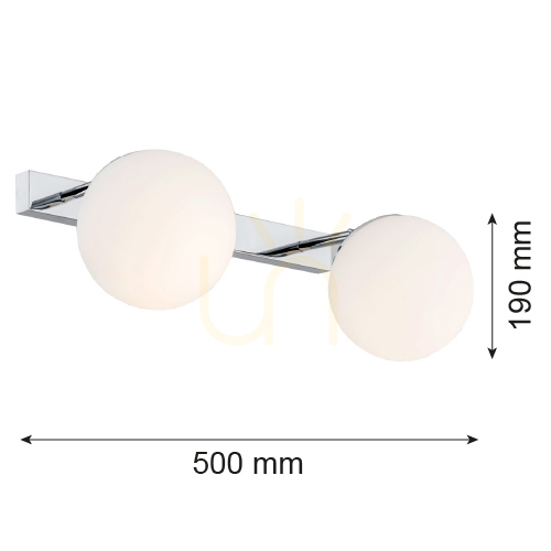 Náhled Nástěnné svítidlo ARGON Satellite 840 bílé IP44 E27 Nástěnné svítidlo ARGON Satellite 840 bílé IP44 E27
