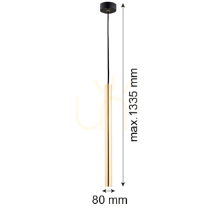Závěsné svítidlo ARGON Sicilia Plus černá mosaz G9 IP20 8104 small 4