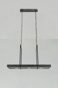 Závěsné svítidlo Markslojd 105780 3x3W černé kovové 80 cm small 1