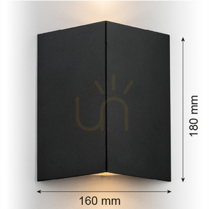 Nástěnné svítidlo Argon Skiatos černé 2xGU10 IP20 914 small 1