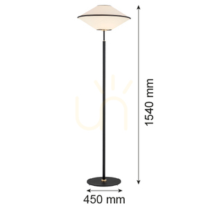 Stojací lampa Argon TROY černá E27 IP20 4283 small 2