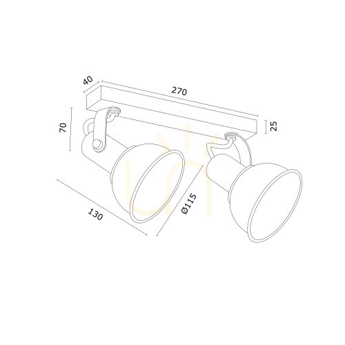 Zobrazit Plafón Argon TWIST bílý E14 IP20 7036 Plafón Argon TWIST bílý E14 IP20 7036