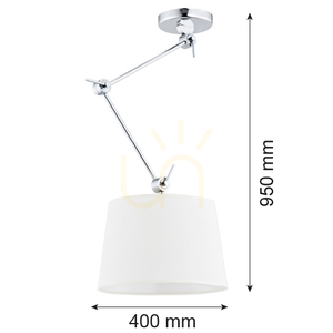 Závěsné svítidlo Argon ZAKYNTOS bílé E27 400 mm 3548 small 4