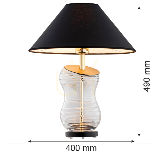 Pohled Stolní lampa ARGON Veneto černá E27 IP20 8037 Stolní lampa ARGON Veneto černá E27 IP20 8037
