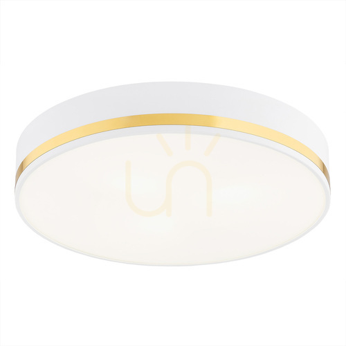 Kontrola Plafond Argon AMORE 6138 bílý se zlatem E27 IP20