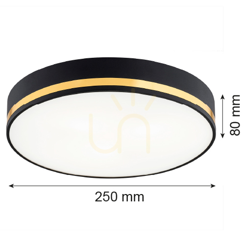 Kontrola Plafón Argon AMORE černý 2xE27 IP20 7040 Plafón Argon AMORE černý 2xE27 IP20 7040