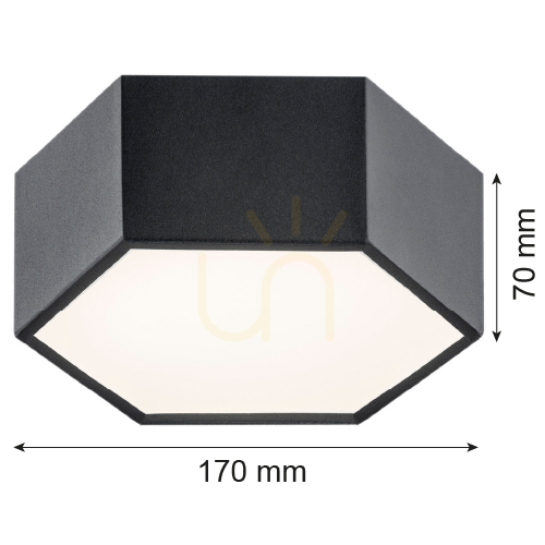 Náhled Plafón ARGON ARIZONA černý LED 10W IP20 3824 Plafón ARGON ARIZONA černý LED 10W IP20 3824