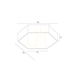 Plafón ARGON Arizona bílý LED 15W 2450 lm IP20 3827 small 5