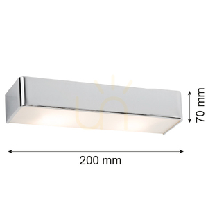 Nástěnné svítidlo Argon RODAN chrom E27 IP20 3076 1 Nástěnné svítidlo Argon RODAN chrom E27 IP20 3076 small 1