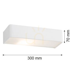 Nástěnné svítidlo ARGON RODAN bílé E27 3072 small 2