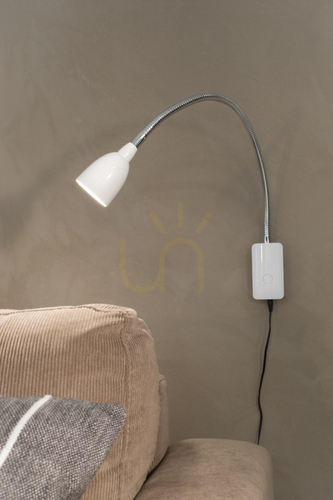 Kontrola Nástěnné světlo Markslojd TULIP 105939 bílé chrom LED 3W