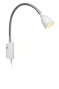 Nástěnné světlo Markslojd TULIP 105939 bílé chrom LED 3W small 0