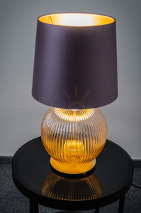 Stolní lampa Argon Hamilton fialová E27 8537 small 3