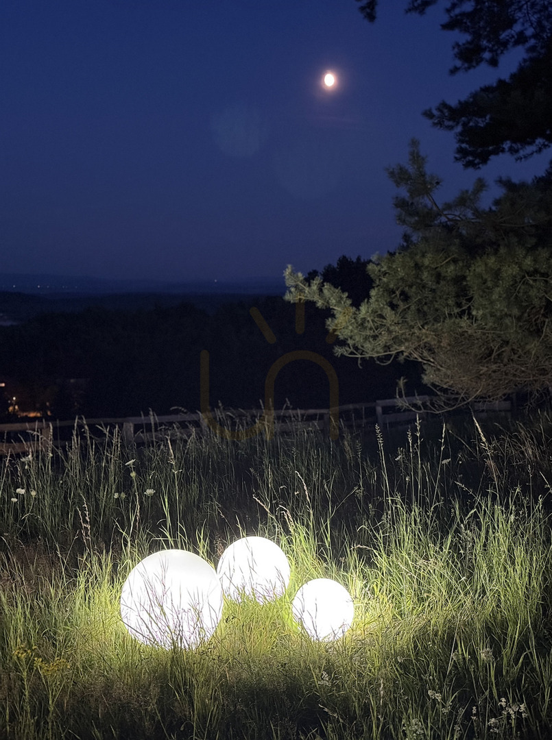 Kontrola Sada zahradních svítidel Lunares Luna Ball, 30/40 cm, bílá, LED, E27, IP44, LBS3040 Sada zahradních svítidel Lunares Luna Ball, 30/40 cm, bílá, LED, E27, IP44, LBS3040