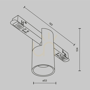 Kolejnicová lampa ALFA TR122-4-7W-DS-BS Maytoni small 8