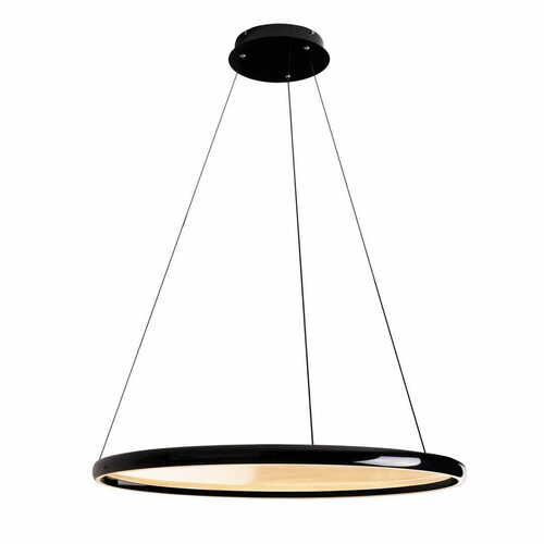 Kontrola Přívěsek světla Max Light QLED P0557 černý 81 cm LED dálkové ovládání