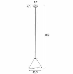 Přívěsek světla Max Light Sakura P0547 dubové dřevo 1x60W 33,5 cm small 2