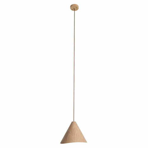 Kontrola Přívěsek světla Max Light Sakura P0547 dubové dřevo 1x60W 33,5 cm