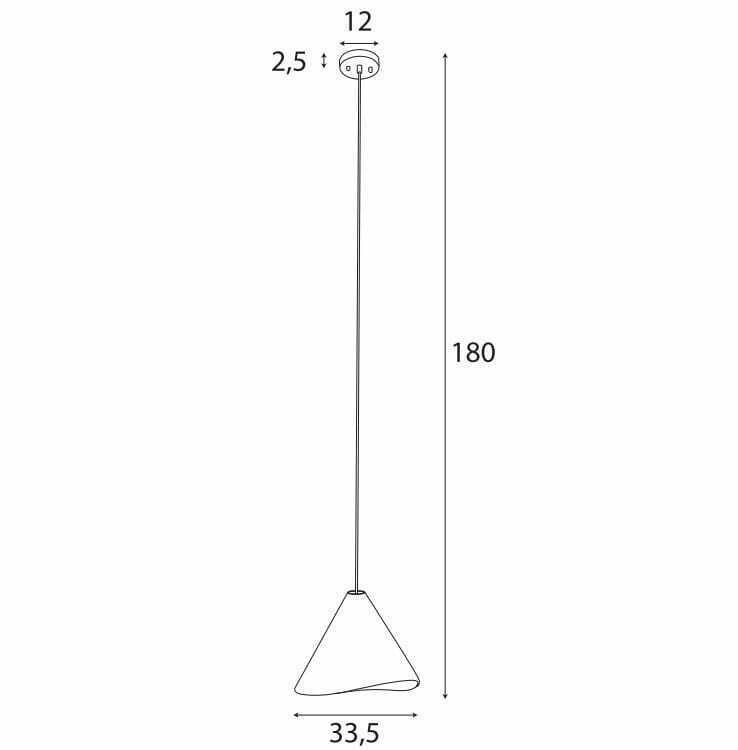 Náhled Závěsné svítidlo Max Light Sakura P0548 tmavý ořech 33,5 cm Závěsné svítidlo Max Light Sakura P0548 tmavý ořech 33,5 cm
