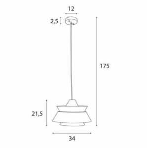 Závěsné svítidlo Max Light Kioto P0549 dřevo kov 34 cm 1 Závěsné svítidlo Max Light Kioto P0549 dřevo kov 34 cm small 1