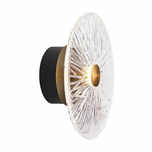 Kontrola Nástěnné světlo Max Light Allure W0356 matné zlaté sklo 28 cm LED